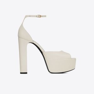 JODIE PLATFORM SANDALS IN SMOOTH LEATHER